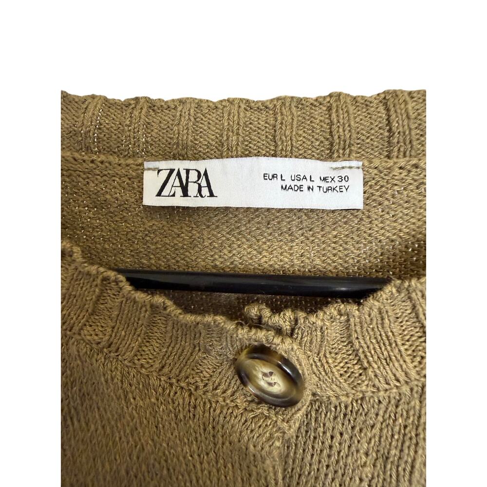 zara button up cardigan sweater - Picture 3 of 5